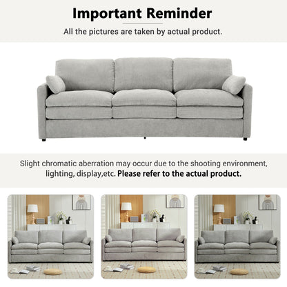 Canapé Cloud 3 places rembourré surdimensionné Roomfitters 89 avec deux coussins moelleux