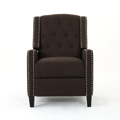 Fauteuil inclinable classique en tissu Roomfitters, élégant pour salon et chambre à coucher