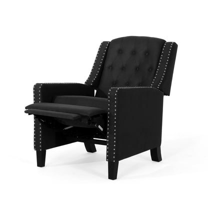 Fauteuil inclinable classique en tissu Roomfitters, élégant pour salon et chambre à coucher