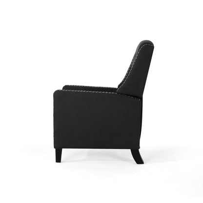 Fauteuil inclinable classique en tissu Roomfitters, élégant pour salon et chambre à coucher