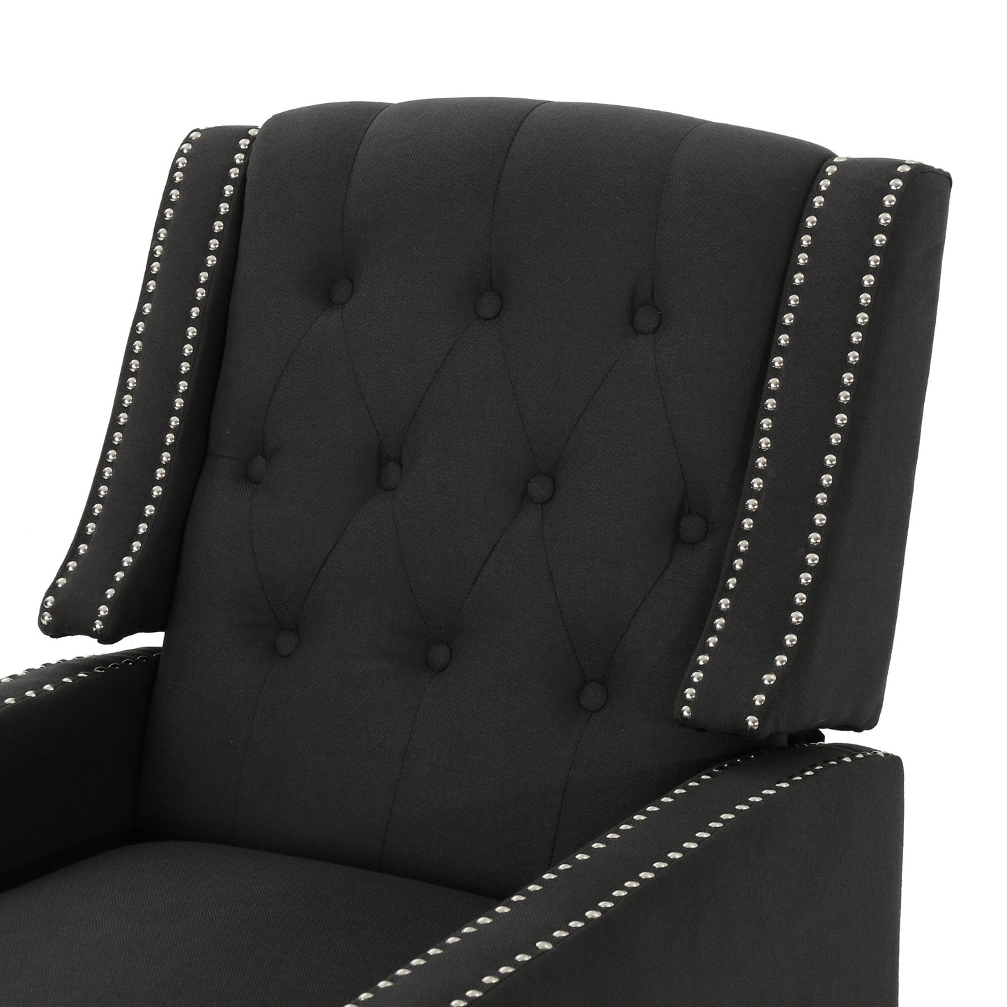 Fauteuil inclinable classique en tissu Roomfitters, élégant pour salon et chambre à coucher