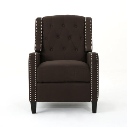 Fauteuil inclinable classique en tissu Roomfitters, élégant pour salon et chambre à coucher