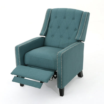 Fauteuil inclinable classique en tissu Roomfitters, élégant pour salon et chambre à coucher