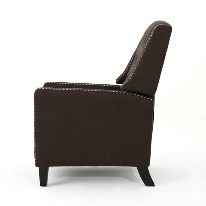 Fauteuil inclinable classique en tissu Roomfitters, élégant pour salon et chambre à coucher