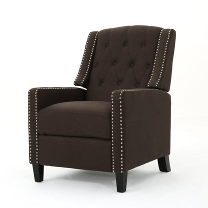 Fauteuil inclinable classique en tissu Roomfitters, élégant pour salon et chambre à coucher