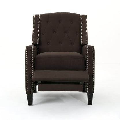 Fauteuil inclinable classique en tissu Roomfitters, élégant pour salon et chambre à coucher