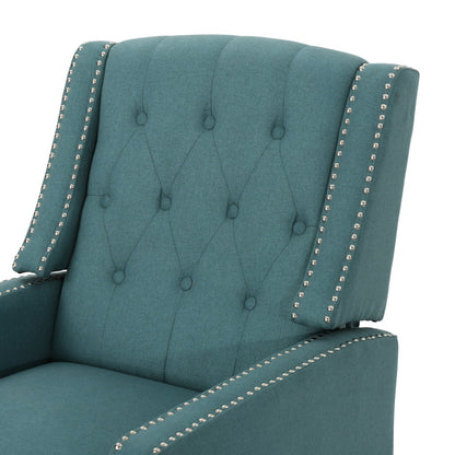 Fauteuil inclinable classique en tissu Roomfitters, élégant pour salon et chambre à coucher