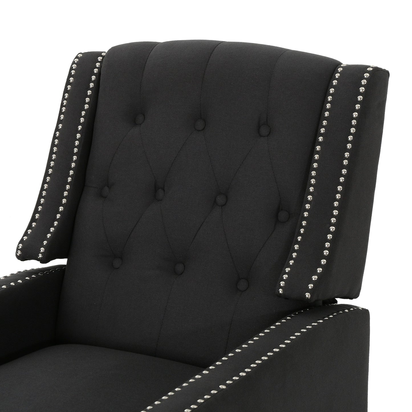 Fauteuil inclinable classique en tissu Roomfitters, élégant pour salon et chambre à coucher