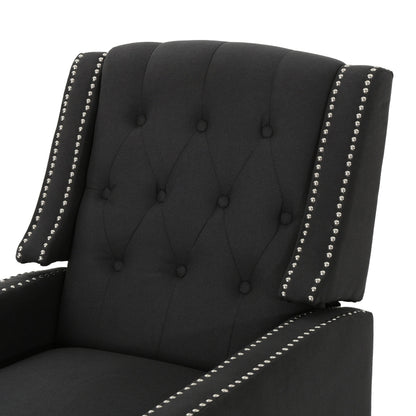Fauteuil inclinable classique en tissu Roomfitters, élégant pour salon et chambre à coucher