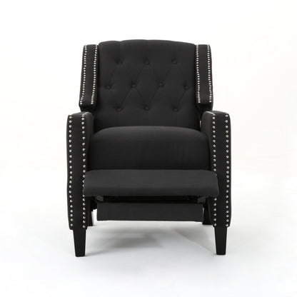 Fauteuil inclinable classique en tissu Roomfitters, élégant pour salon et chambre à coucher