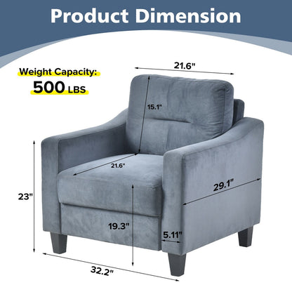 Ensemble canapé sectionnel confortable Roomfitters pour salon, chambre et bureau | Mobilier pour petits espaces
