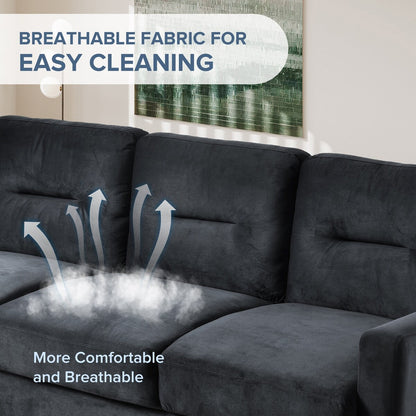 Ensemble canapé sectionnel confortable Roomfitters pour salon, chambre et bureau | Mobilier pour petits espaces