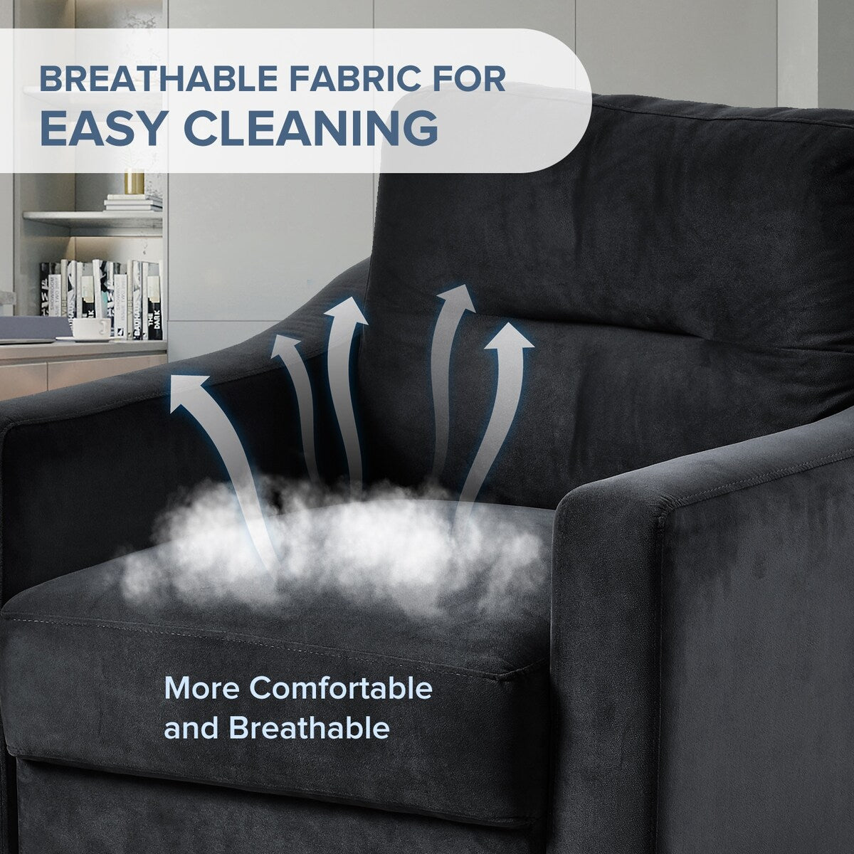 Ensemble canapé sectionnel confortable Roomfitters pour salon, chambre et bureau | Mobilier pour petits espaces