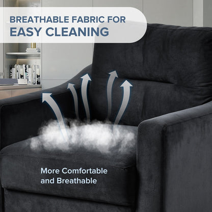 Ensemble canapé sectionnel confortable Roomfitters pour salon, chambre et bureau | Mobilier pour petits espaces