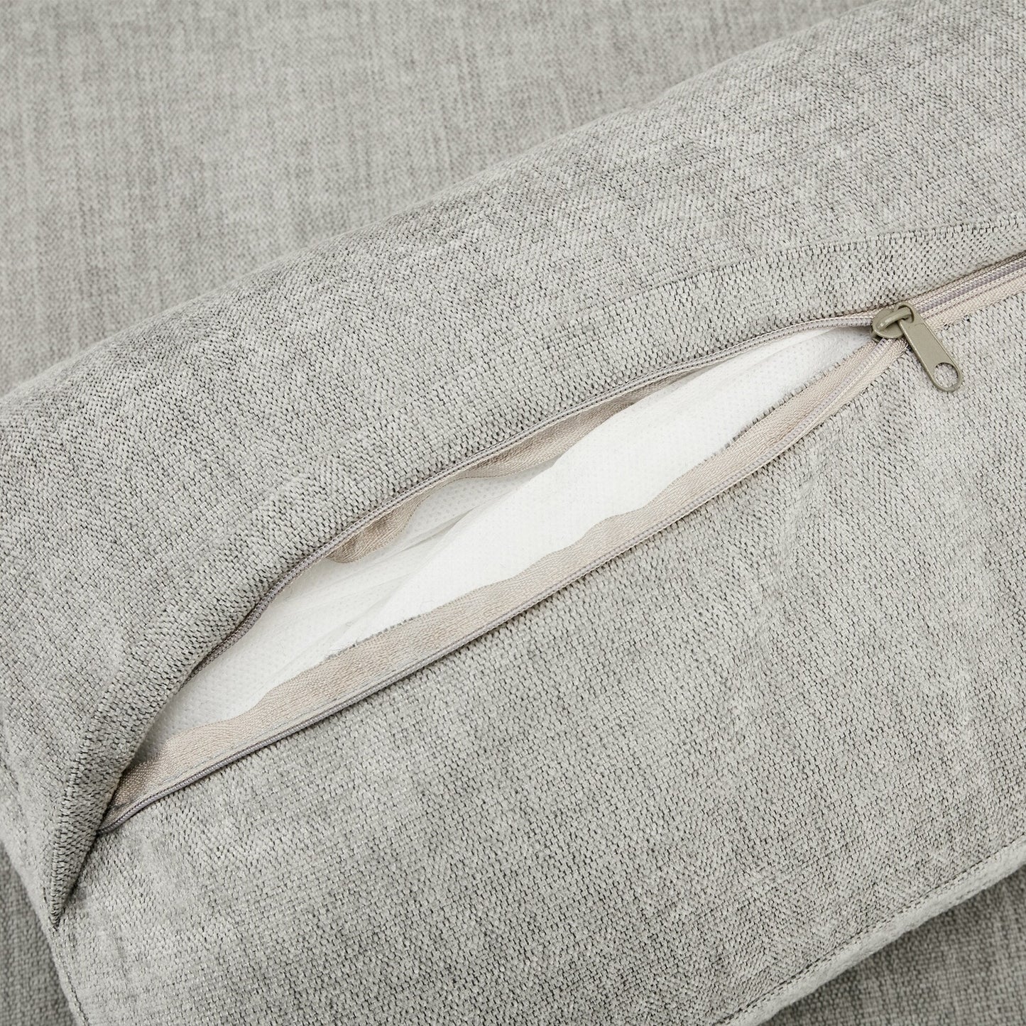 Ensemble de canapés rembourrés Roomfitters Cozy Oversize Cloud, 3 pièces, avec coussins doubles en peluche pour le salon