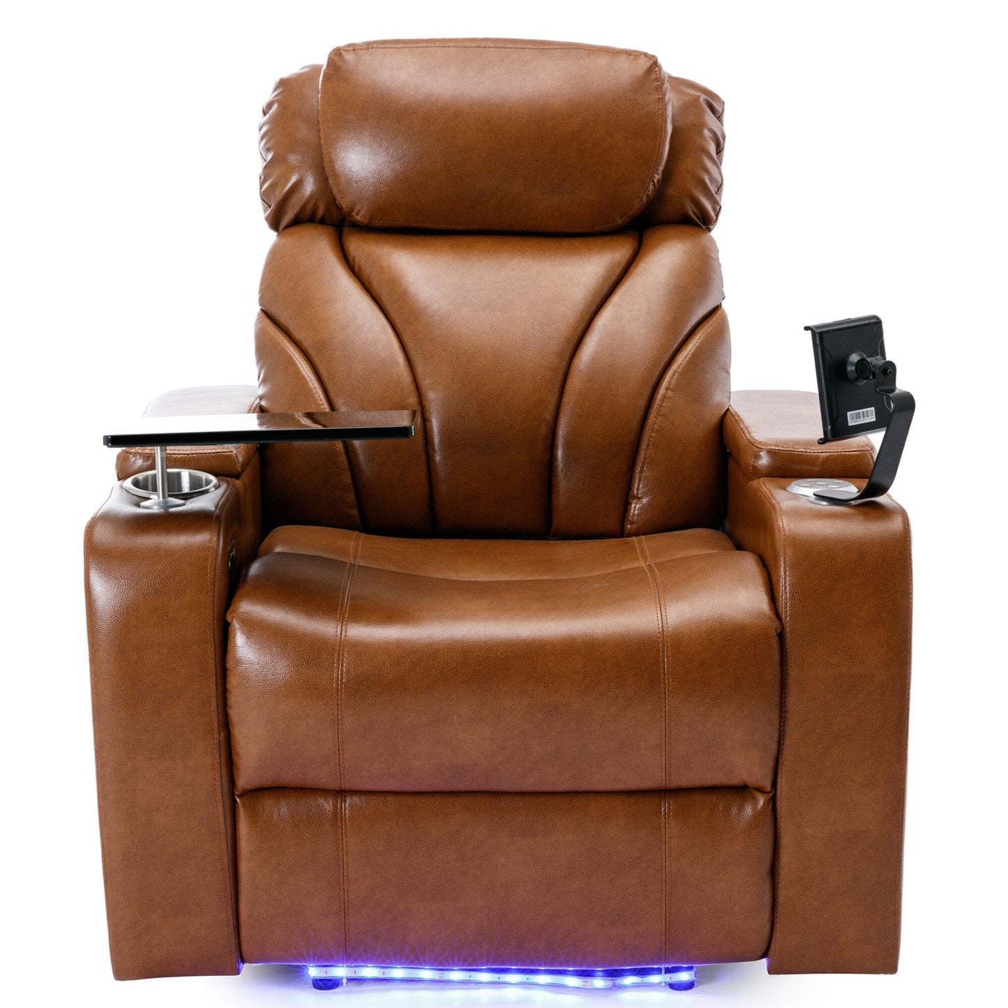 Fauteuil inclinable électrique Roomfitters avec port USB, rangement dissimulé pour les accoudoirs, porte-gobelet et haut-parleur Bluetooth