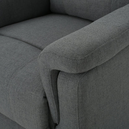 Fauteuil inclinable manuel en tissu Roomfitters avec mécanisme pivotant