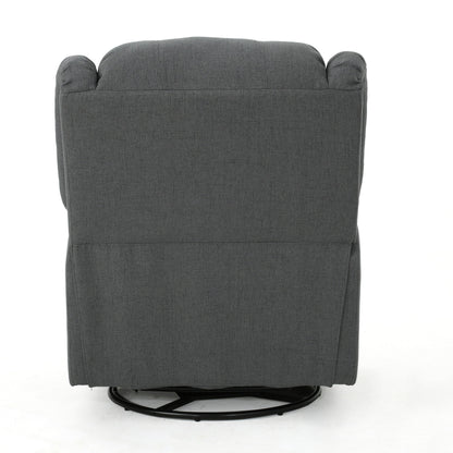 Fauteuil inclinable manuel en tissu avec mécanisme pivotant Roomfitters