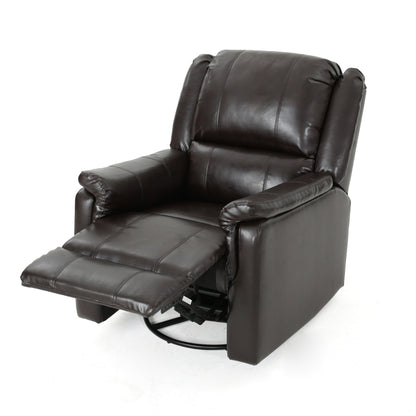 Fauteuil inclinable manuel en tissu avec mécanisme pivotant Roomfitters