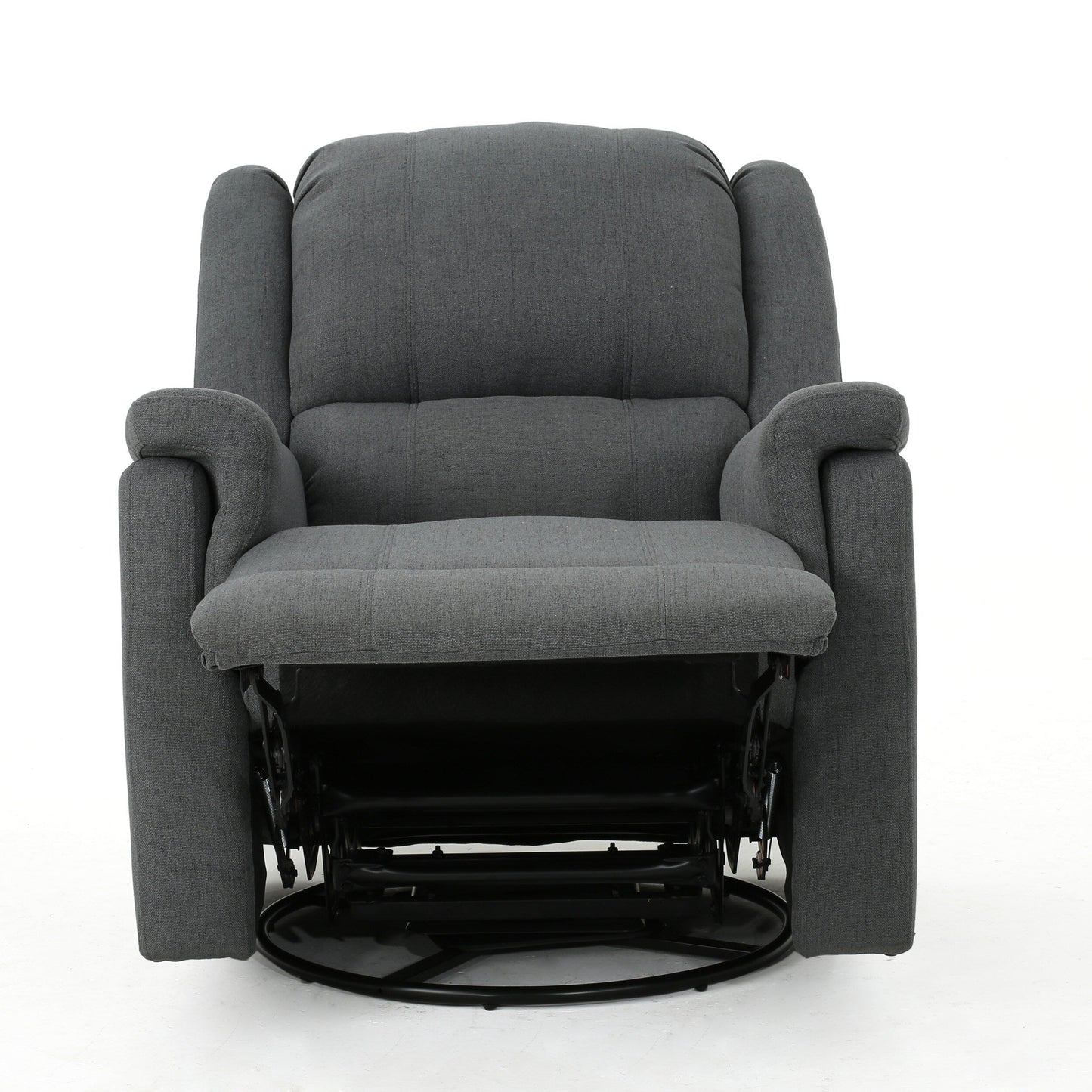 Fauteuil inclinable manuel en tissu Roomfitters avec mécanisme pivotant