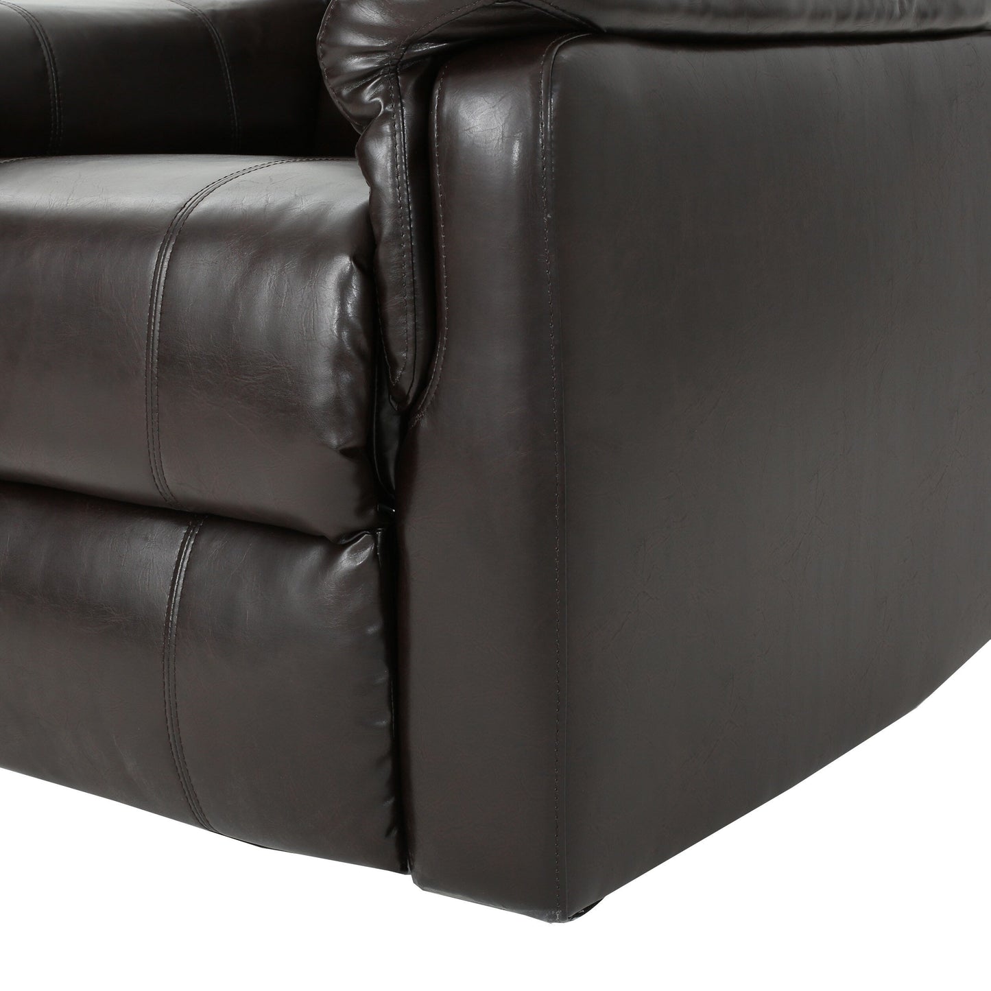 Fauteuil inclinable manuel en tissu avec mécanisme pivotant Roomfitters