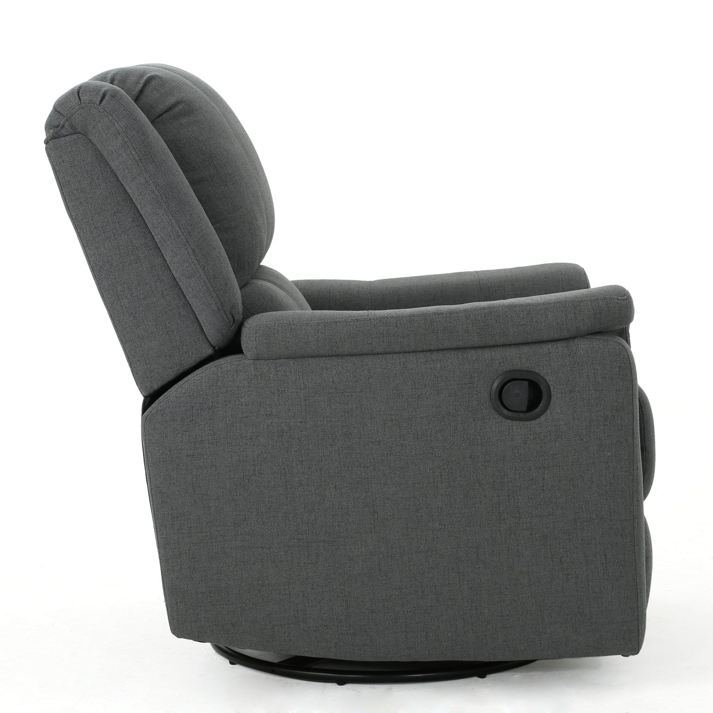 Fauteuil inclinable manuel en tissu Roomfitters avec mécanisme pivotant