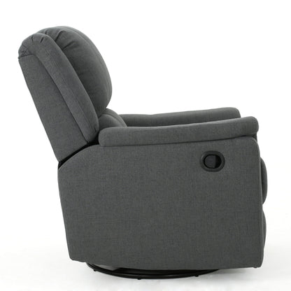 Fauteuil inclinable manuel en tissu Roomfitters avec mécanisme pivotant