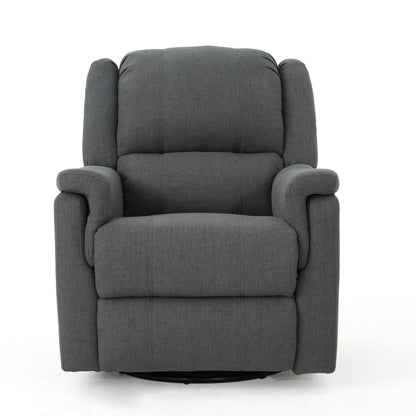 Fauteuil inclinable manuel en tissu avec mécanisme pivotant Roomfitters