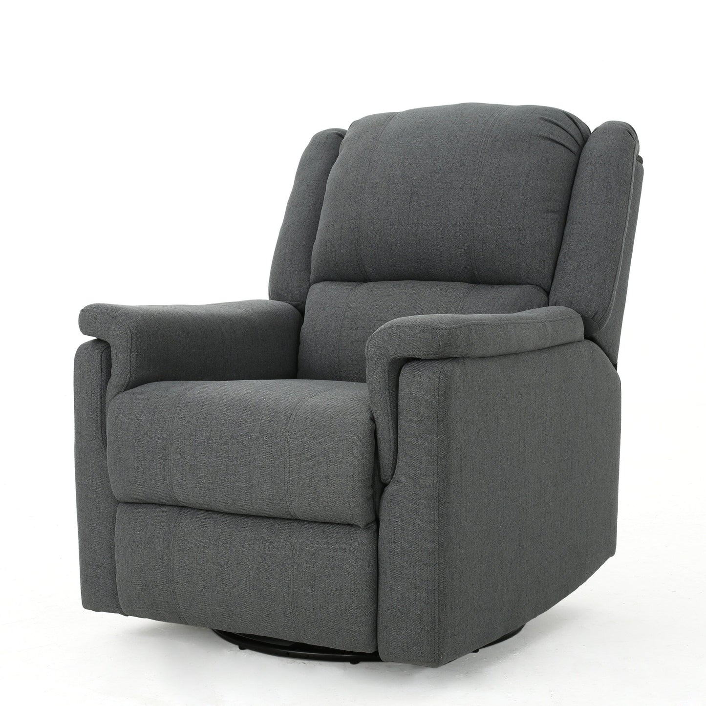 Fauteuil inclinable manuel en tissu Roomfitters avec mécanisme pivotant