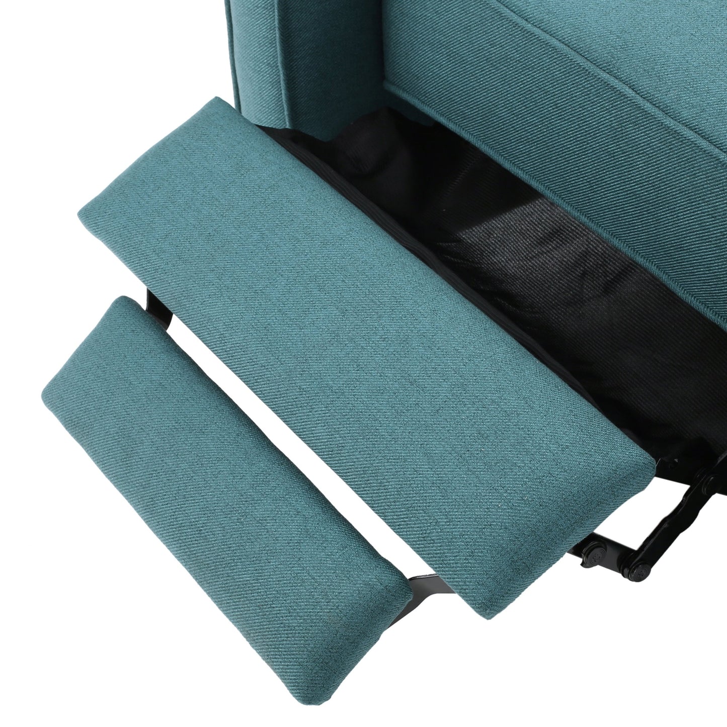 Chaise à dossier relevable en tissu Roomfitters pour une décoration intérieure élégante, bleu marine