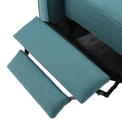 Chaise à dossier relevable en tissu Roomfitters pour une décoration intérieure élégante, bleu marine