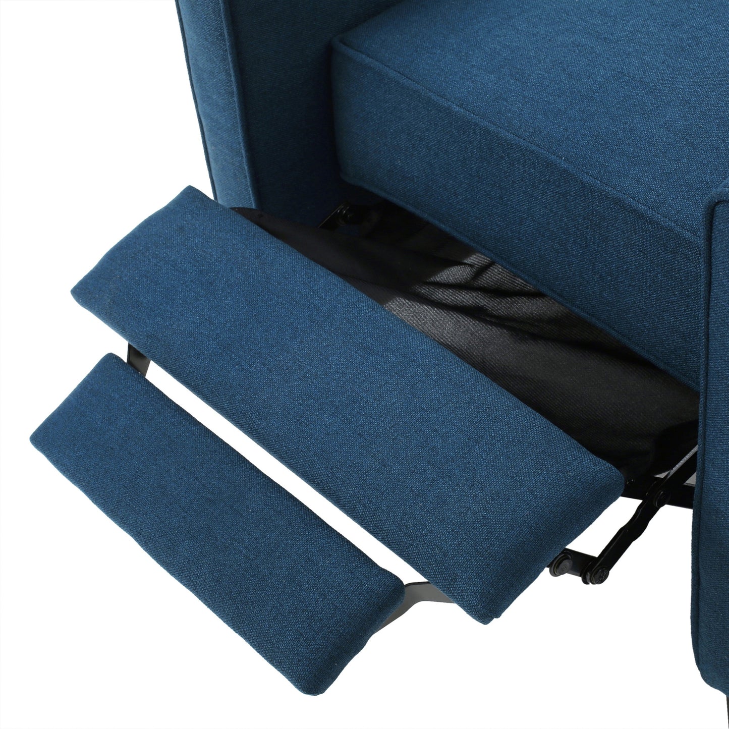 Chaise à dossier relevable en tissu Roomfitters pour une décoration intérieure élégante, bleu marine