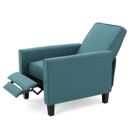 Chaise à dossier relevable en tissu Roomfitters pour une décoration intérieure élégante, bleu marine