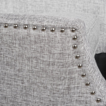 Fauteuil inclinable à dossier relevable et motif floral Roomfitters, pieds fuselés en bois