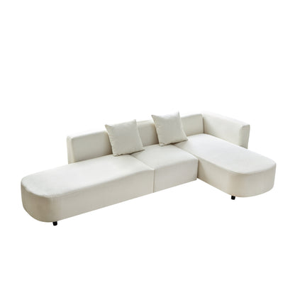 Canapé rembourré de luxe de style moderne pour salon, design élégant et confortable, parfait pour tout espace de vie.