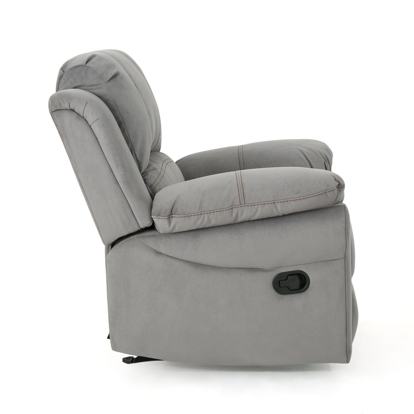 Fauteuil inclinable manuel Roomfitters, fauteuil relax pour salon et chambre, gris