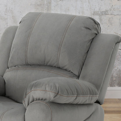 Fauteuil inclinable manuel Roomfitters, fauteuil relax pour salon et chambre, gris