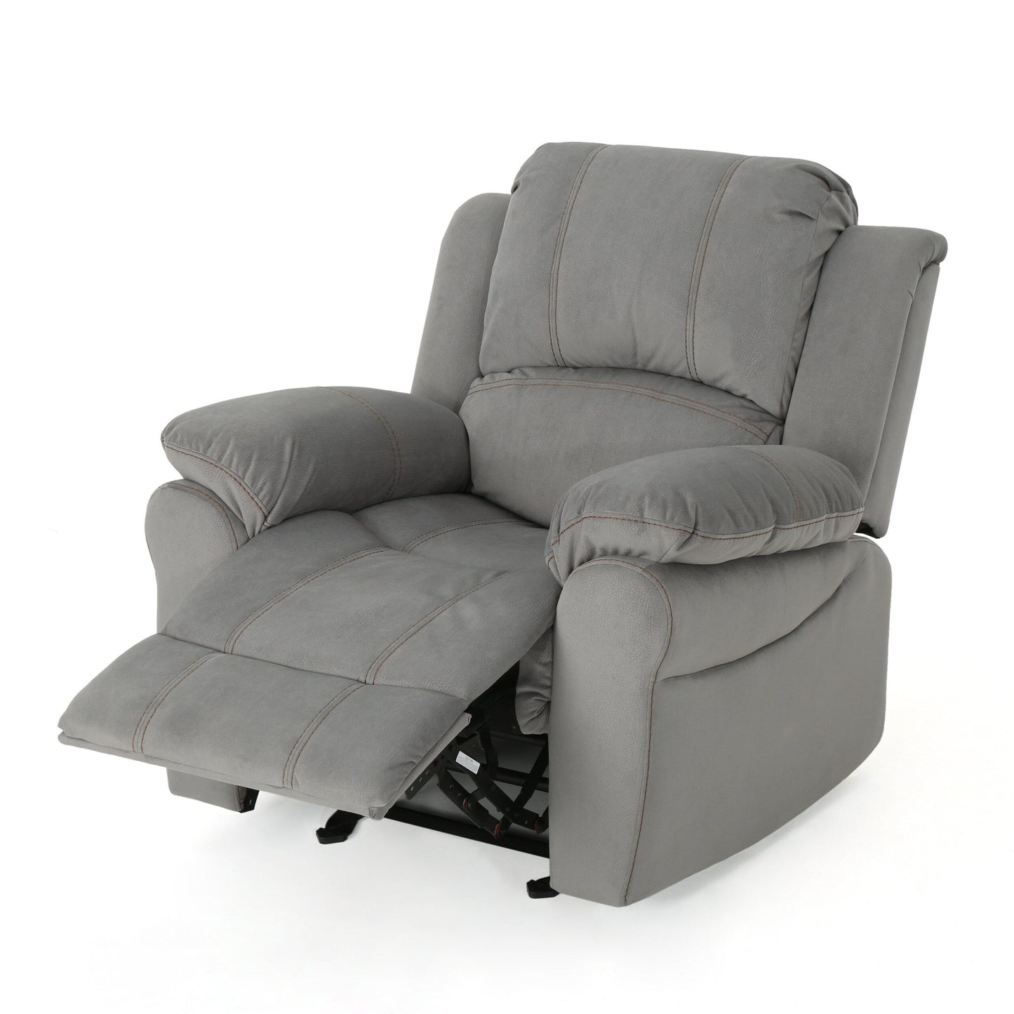 Fauteuil inclinable manuel Roomfitters, fauteuil relax pour salon et chambre, gris