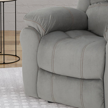 Fauteuil inclinable manuel Roomfitters, fauteuil relax pour salon et chambre, gris