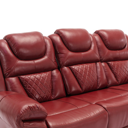 Fauteuil inclinable à bascule manuel Roomfitters avec console centrale, idéal pour le home cinéma dans le salon