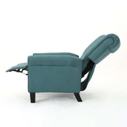 Fauteuil inclinable standard manuel Roomfitters, fauteuil de salon confortable pour salon et chambre, bleu sarcelle