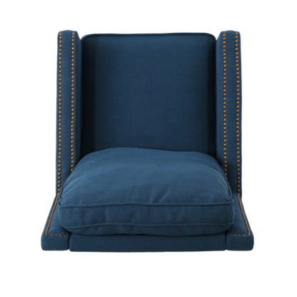 Fauteuil inclinable standard Roomfitters, fauteuil inclinable compact pour salon et chambre, bleu marine