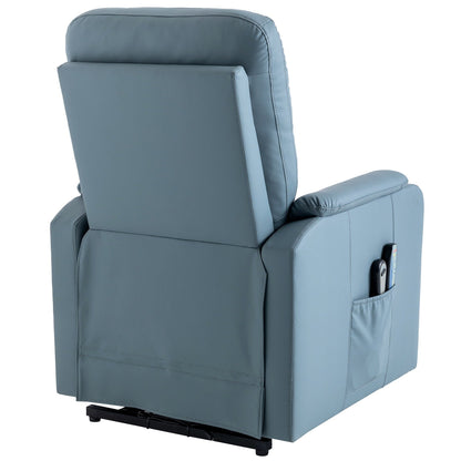 Fauteuil inclinable massant Roomfitters, fauteuil releveur électrique avec poche latérale, massage réglable et fonction chauffante