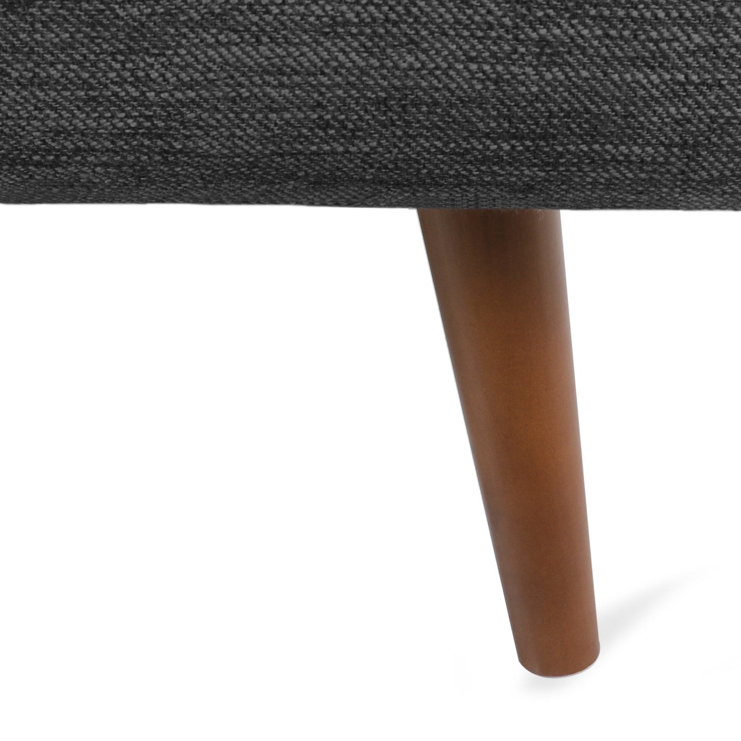 Canapé 3 places moderne Roomfitters avec coussins rembourrés élégants et pieds en bois fuselés pour le salon