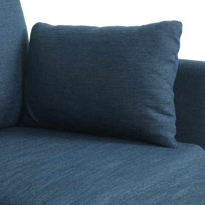 Canapé 3 places moderne Roomfitters avec coussins rembourrés élégants et pieds en bois fuselés pour le salon