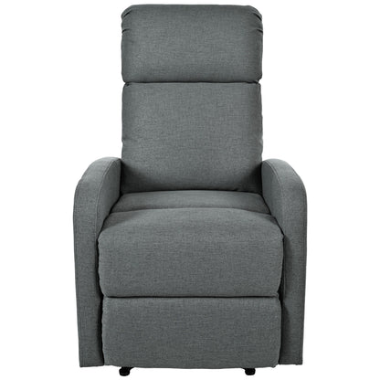 Fauteuil inclinable manuel moderne Roomfitters pour home cinéma, inclinable et réglable pour salon, anthracite