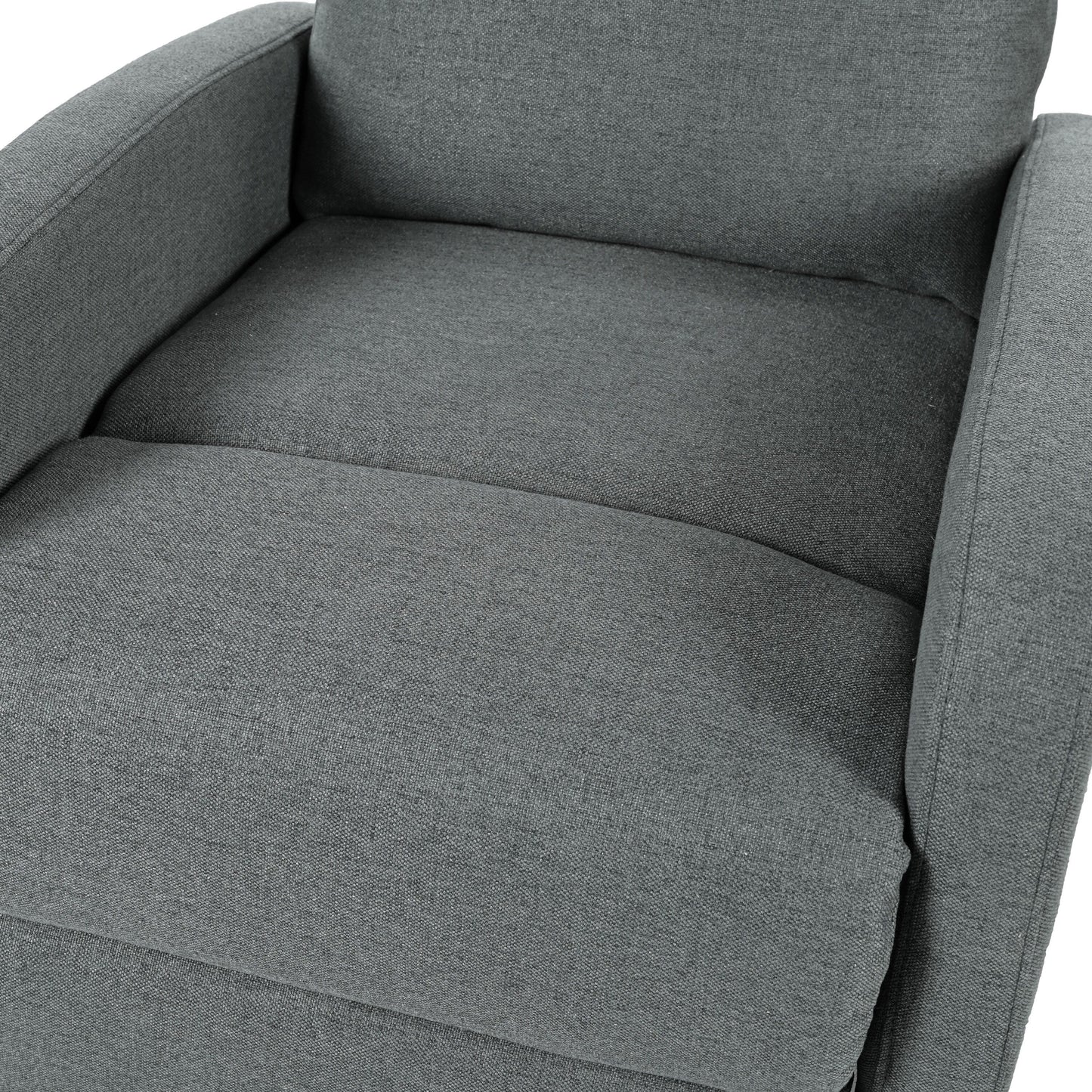 Fauteuil inclinable manuel moderne Roomfitters pour home cinéma, inclinable et réglable pour salon, anthracite
