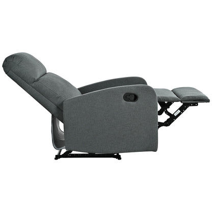 Fauteuil inclinable manuel moderne Roomfitters pour home cinéma, inclinable et réglable pour salon, anthracite