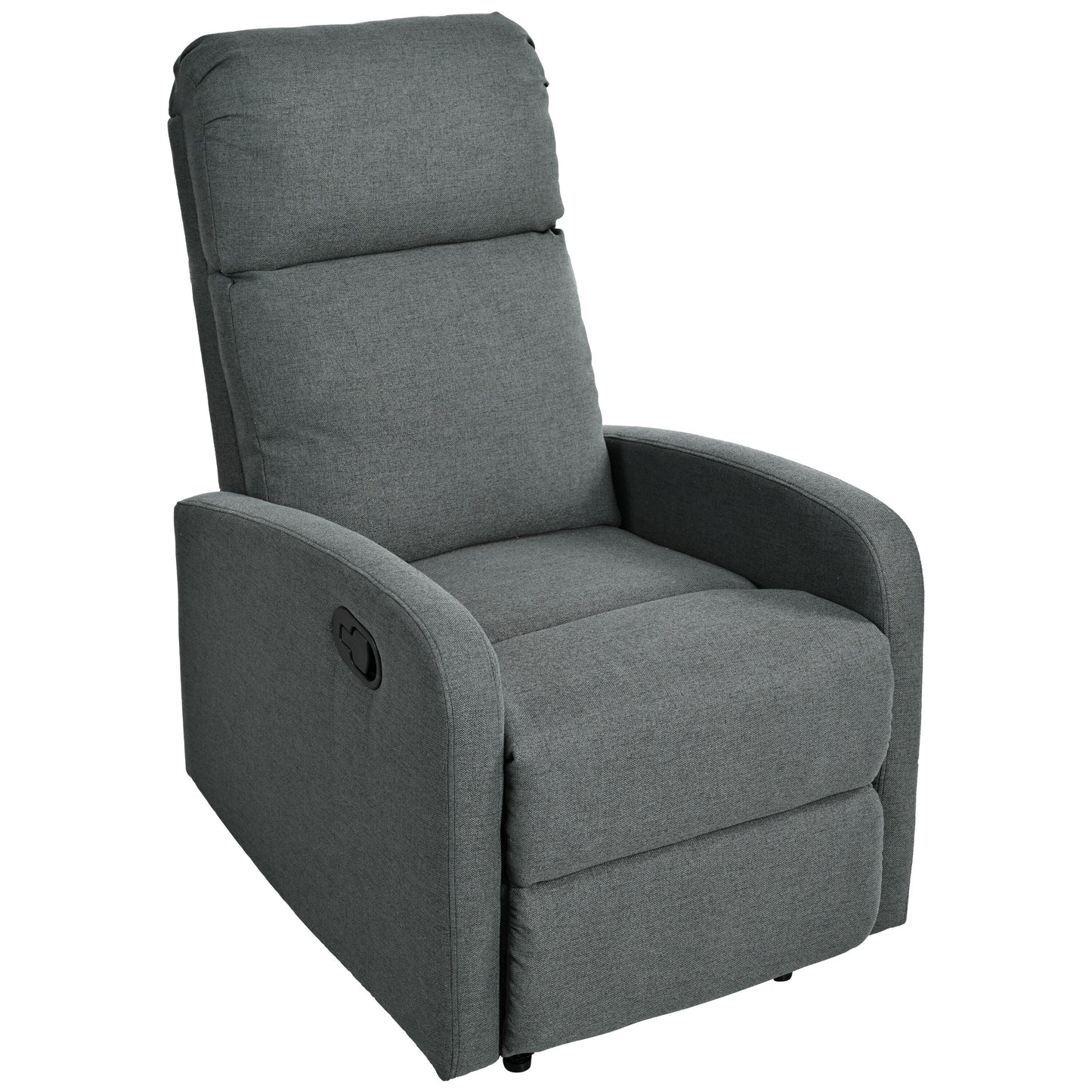 Fauteuil inclinable manuel moderne Roomfitters pour home cinéma, inclinable et réglable pour salon, anthracite