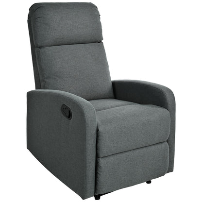 Fauteuil inclinable manuel moderne Roomfitters pour home cinéma, inclinable et réglable pour salon, anthracite